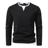 Alwin | Tricou cu mânecă lungă premium din bumbac pieptănat