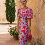 WANDA | ROCHIE MIDI CU MÂNECI BUFANTE