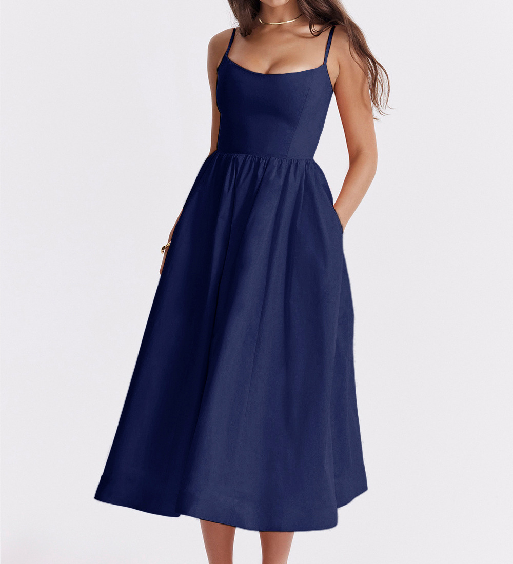 ESTELLE | Rochie Midi cu Corset Elegantă de Vară