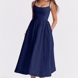 ESTELLE | Rochie Midi cu Corset Elegantă de Vară