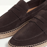 Espadrile Coffee Suède Riviera