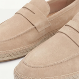 Espadrile Riviera din Suede Bej