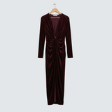 LaVerna™ | Rochie de catifea luxoasă