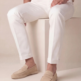 Espadrile Riviera din Suede Bej