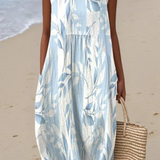 Joy – Rochie midi cu imprimeu de frunze