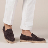Espadrile Coffee Suède Riviera
