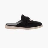 Mule Mediteranean din Suede Negru