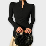 Michiko | Pulover Elegant cu Guler Înalt