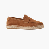 Espadrile Riviera din Suede Maro