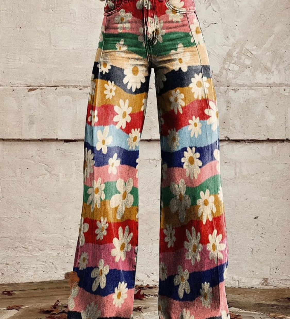 Íris - Pantaloni boho eleganți
