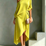 CAMILA™ │ ROCHIE ELEGANTĂ ASIMETRICĂ