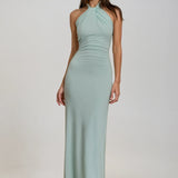 JANA | Rochie Maxi cu Guler Halter