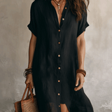 Modern Boho | Rochie Midi din In Fără Efort