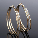 Cercei Retro din Aur
