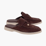 Mule Mediteranean din Suede Maro