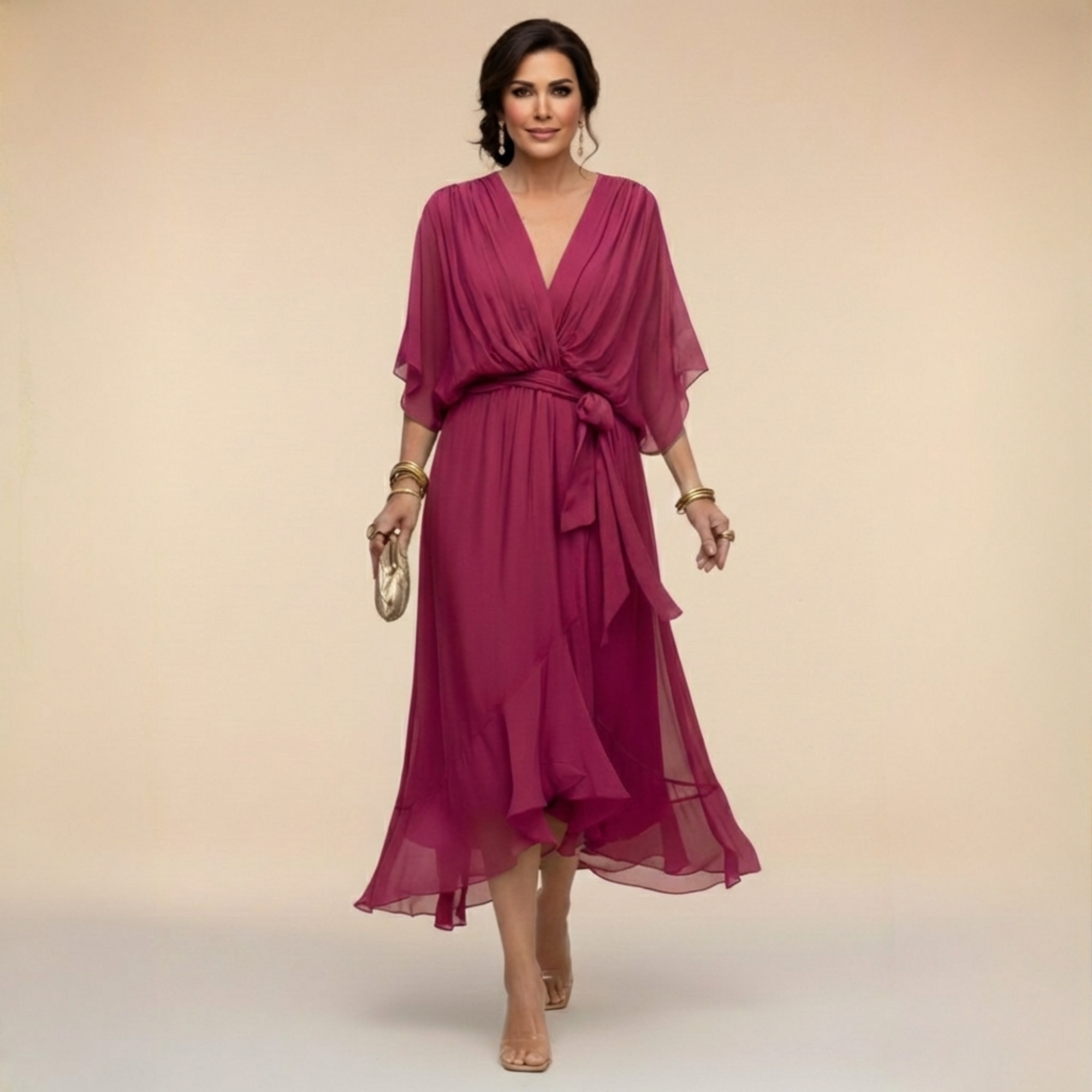 MONICA | Rochie midi