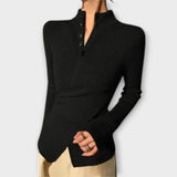 Michiko | Pulover Elegant cu Guler Înalt