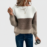 Marija | Pulover Patchwork Tricolor