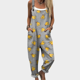 Salopetă confortabilă cu model colorat
