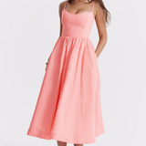 ESTELLE | Rochie Midi cu Corset Elegantă de Vară