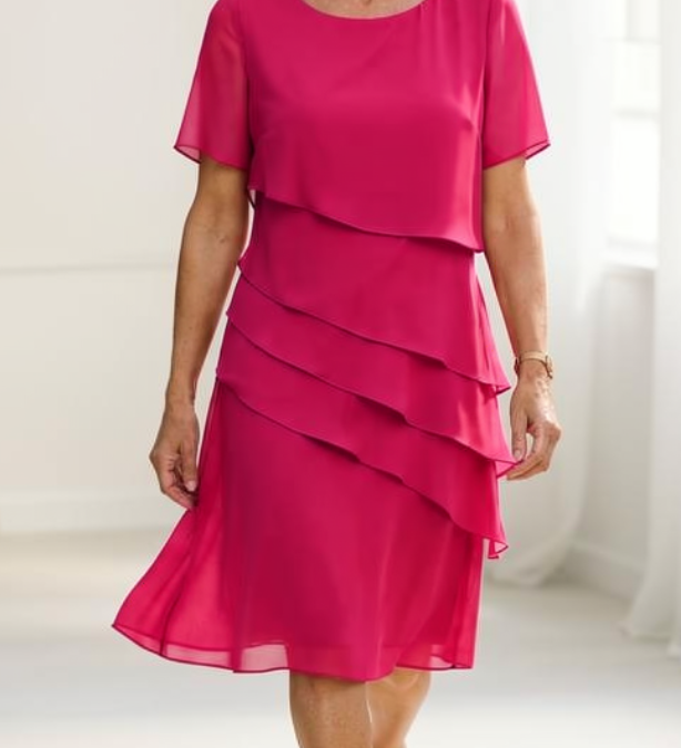 Linda - Rochie Elegantă cu Dungi