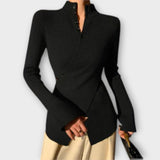 Michiko | Pulover Elegant cu Guler Înalt
