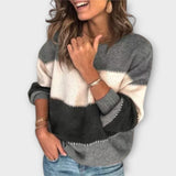 Elisa | Pulover Retro cu Dungi
