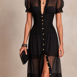 JULIETTE | ROCHIE LUNGĂ DIN DANTELĂ