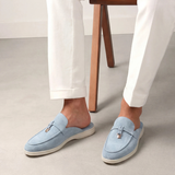 Mule Mediteraneană din Suede Albastru Cer