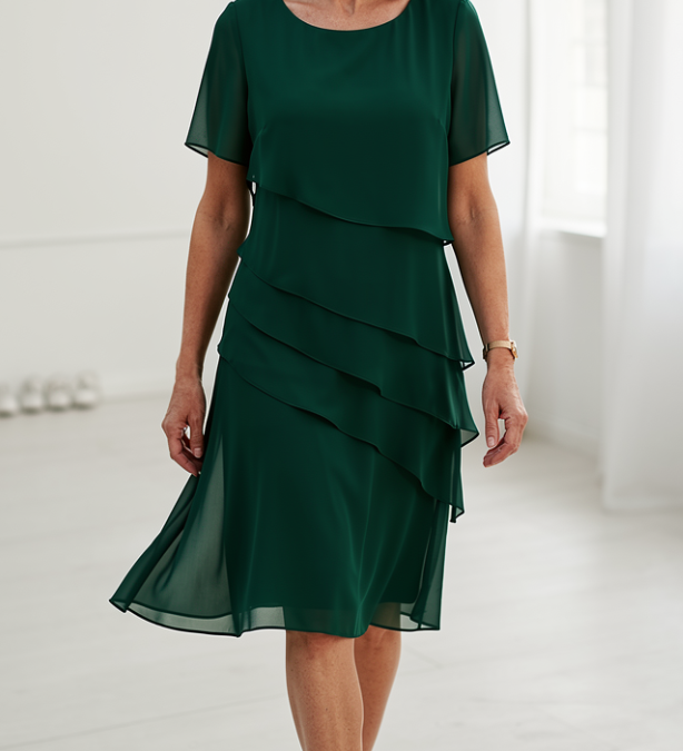 Linda - Rochie Elegantă cu Dungi