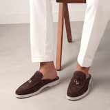 Mule Mediteranean din Suede Maro
