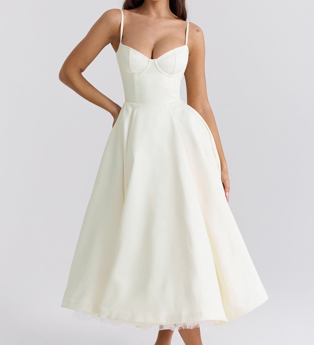 YLIANA | Rochie Midi Romantică de Vară