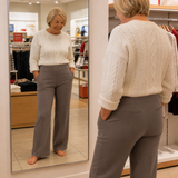 Sanda - Pantaloni comozi din material elastic