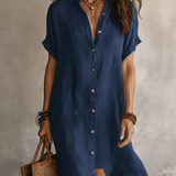 Modern Boho | Rochie Midi din In Fără Efort