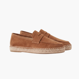 Espadrile Riviera din Suede Maro