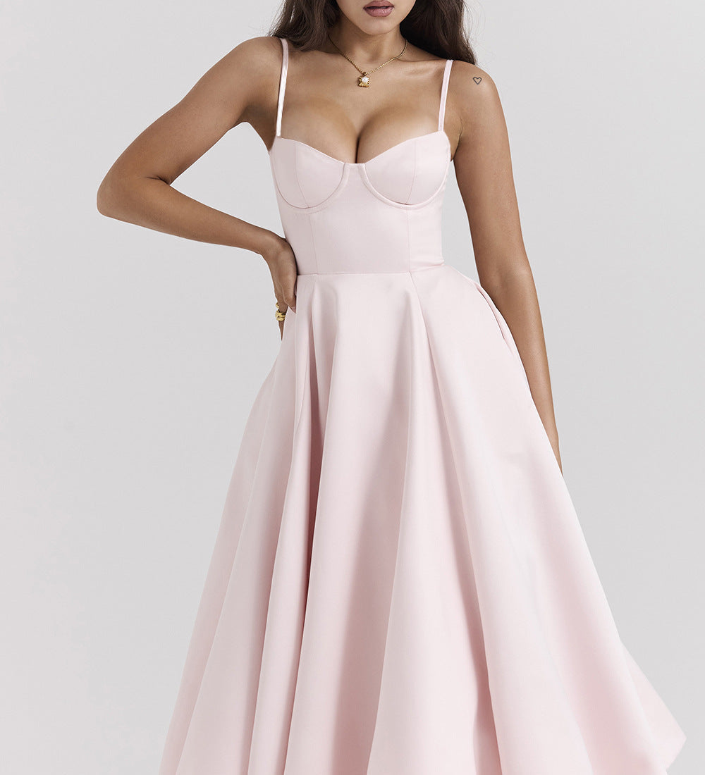 YLIANA | Rochie Midi Romantică de Vară