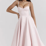YLIANA | Rochie Midi Romantică de Vară
