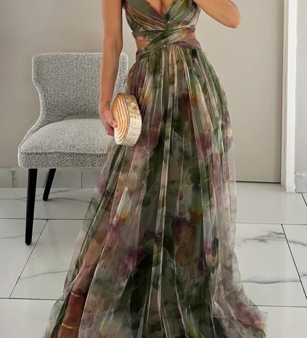 GISELLE | Rochie Maxi din Chiffon