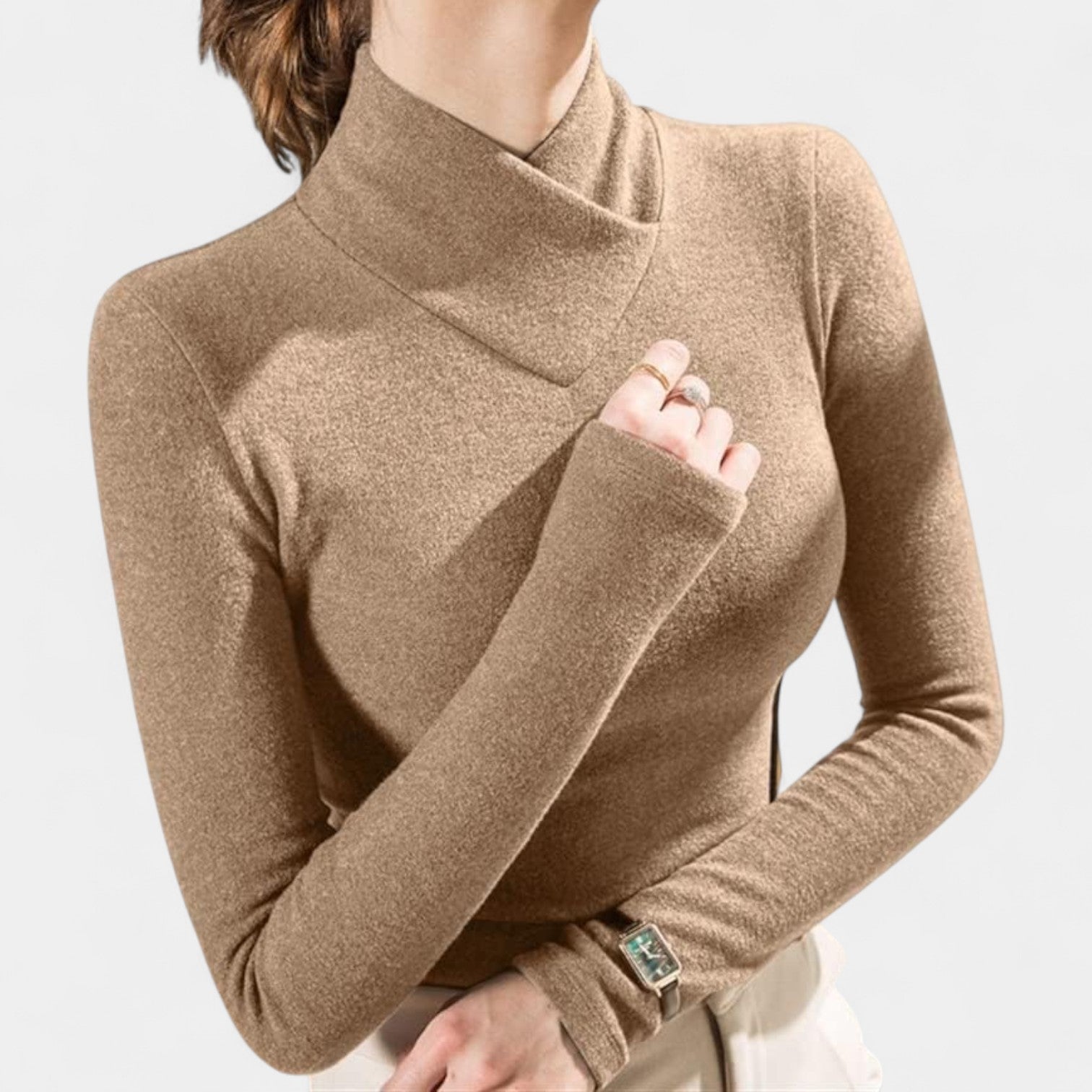Veronika | Pulover Elegant cu Croi Ajustat