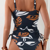 Venera – Costum de baie cu imprimeu tropical