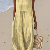 Rose – Rochie midi brodată