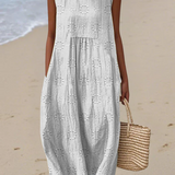 Rose – Rochie midi brodată