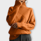 Maja | Pulover cu Model Nordic Retro