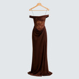 Castanza™ | Rochie din dantelă asimetrică