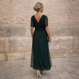 ELIZA™ – ROCHIE VERDE ELEGANTĂ