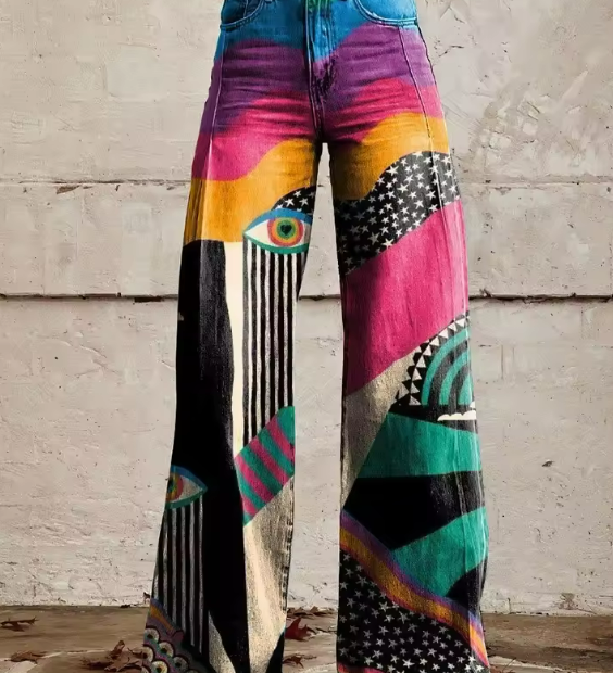 Zoe - Pantaloni boho eleganți