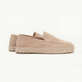 Espadrile Riviera din Suede Bej