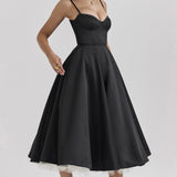 YLIANA | Rochie Midi Romantică de Vară