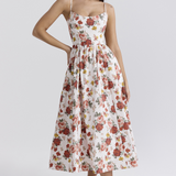 ESTELLE | Rochie Midi cu Corset Elegantă de Vară