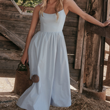 ESTELLE | Rochie Midi cu Corset Elegantă de Vară